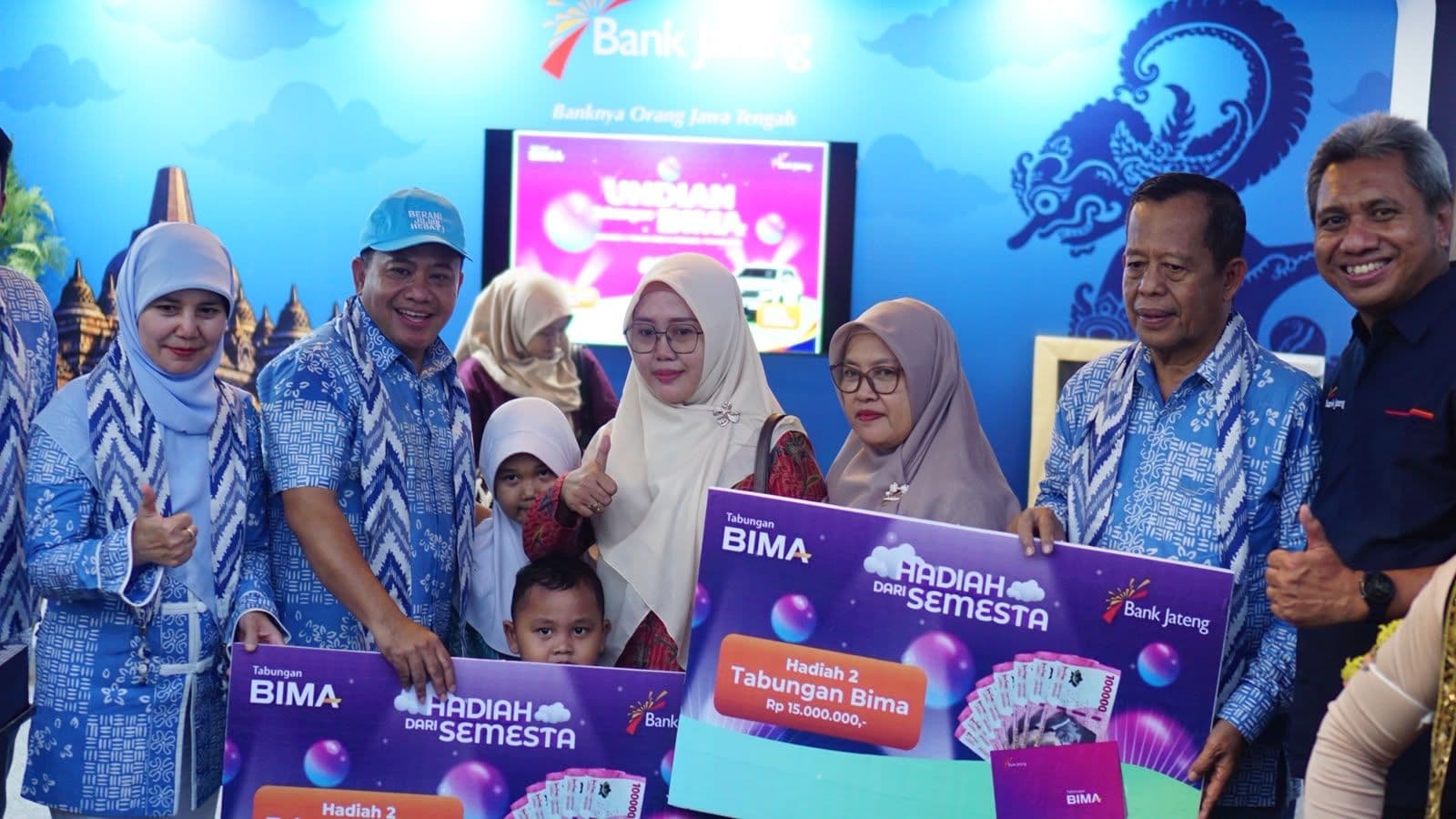 Sembilan Nasabah Bank Jateng Kajen Bawa Pulang Rp195 Juta dari Undian BIMA