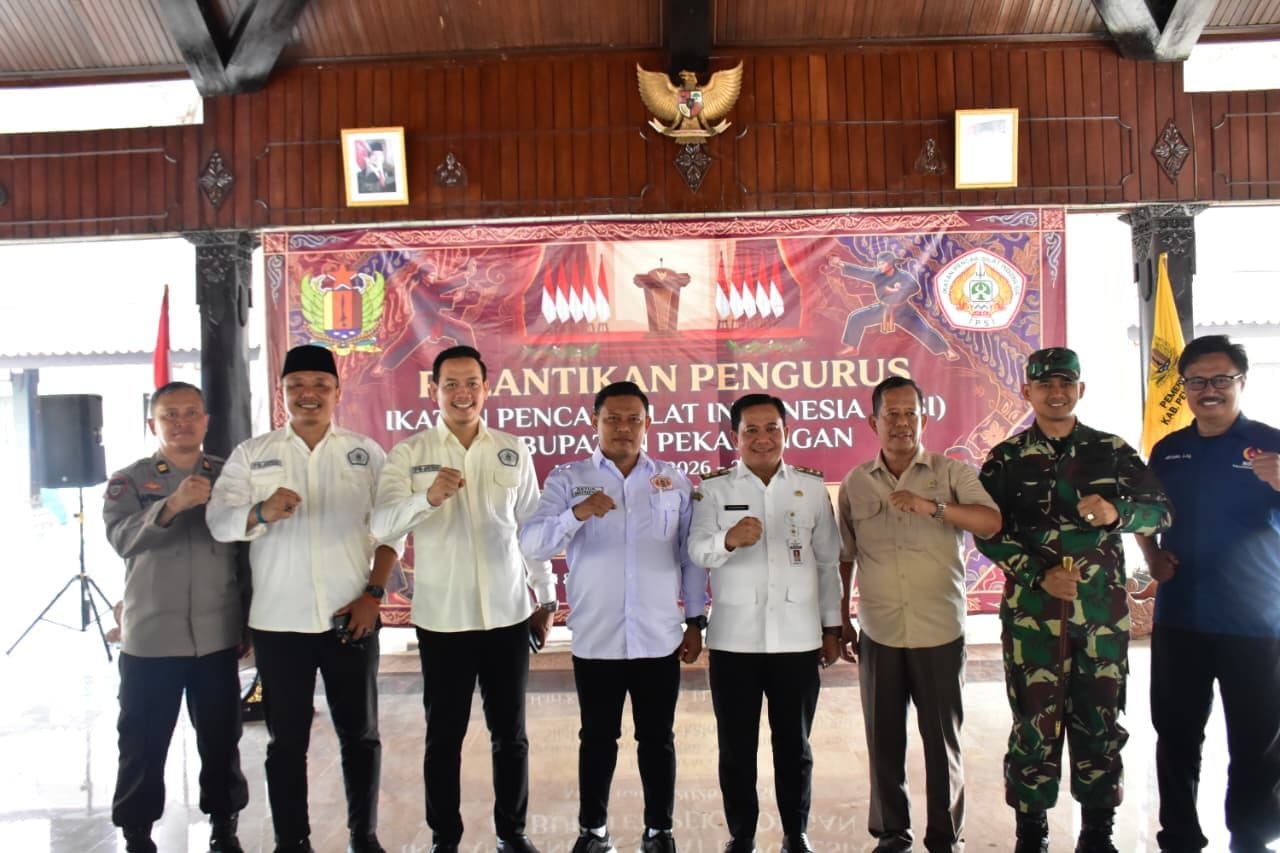 Lantik Pengurus IPSI Periode 2026–2030, Pemkab Pekalongan Dorong Peningkatan Prestasi Pencak Silat
