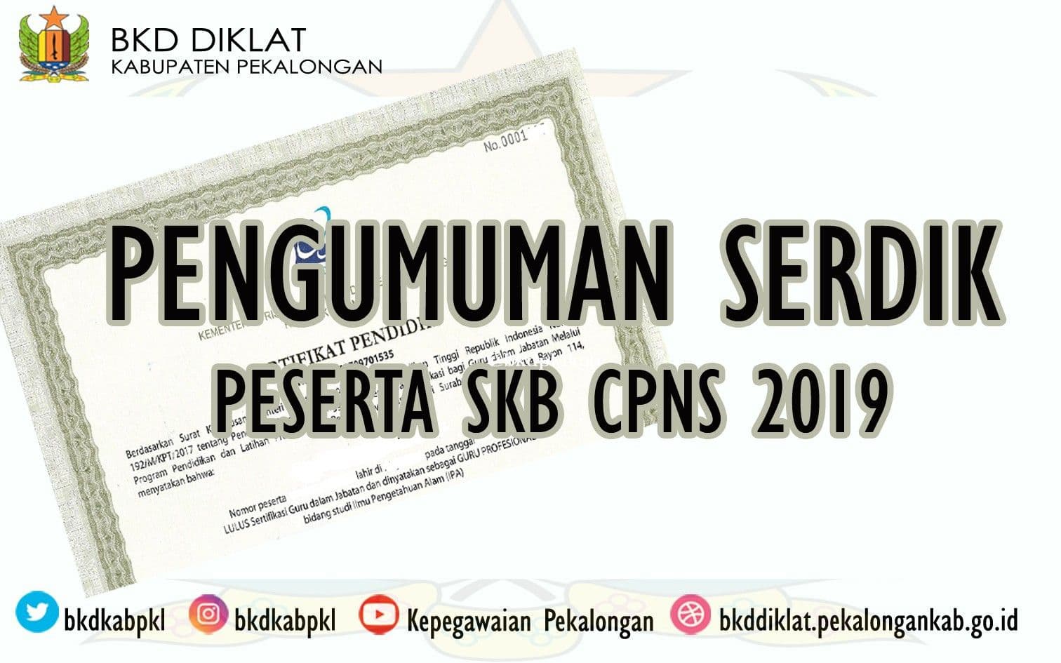 pengumuman serdik