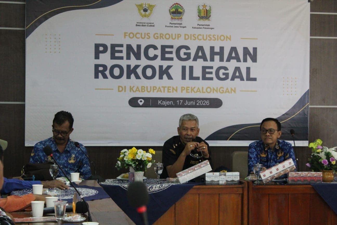 Pemkab Pekalongan dan Bea Cukai Tegal Perkuat Pengawasan Rokok Ilegal lewat FGD
